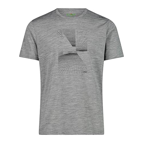 CMP Herren T-Shirt, Grey Mel., 50 von CMP