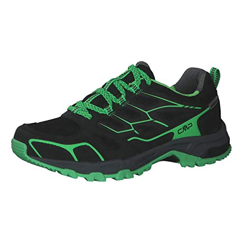 CMP Herren Trail Running Schuhe Zaniah 39Q9687 Nero-Verde Fluo 40 von CMP