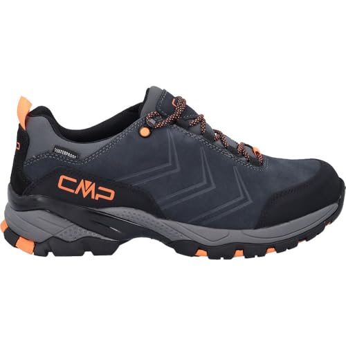 CMP Herren Wanderschuhe Melnick Low Trekking Shoes WP 3Q18597 B.Blue-Flamingo Fluo 46 von CMP
