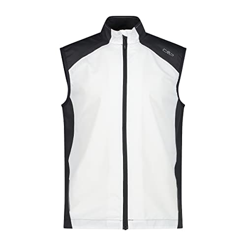CMP Herren Fahrradweste Vest Bianco-Antracite 54 von CMP