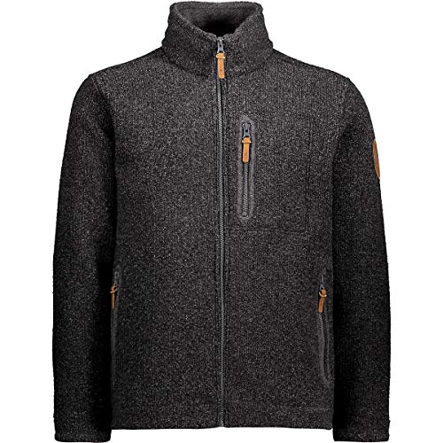 CMP Herren Wooltech Wool Jacket Jacke, Charcoal Mel, 58 von CMP