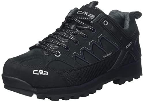 CMP Herren måne lav vandrende sko Moon Low Trekking Shoe WP, Schwarz, 39 EU von CMP