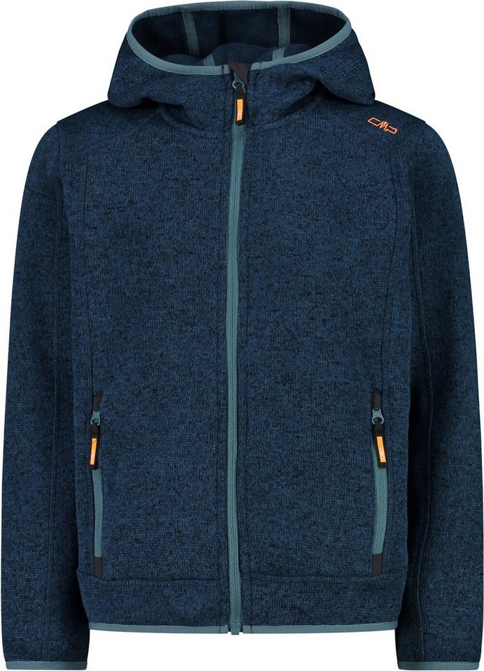 CMP Hoodie KID JACKET FIX HOOD BLUESTEEL-ANTRACITE von CMP