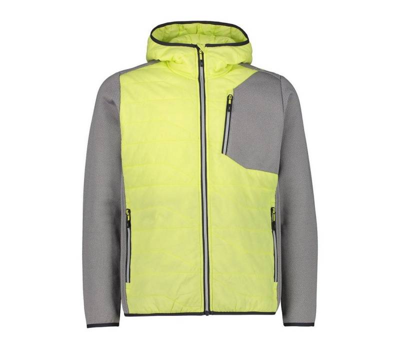CMP Hybridjacke mit Kapuze und Frontwattierung lime Herren von CMP