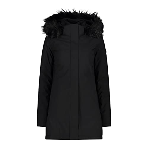 CMP Jacken/Anoraks Damen Jacke WOMAN COAT ZIP HOOD NERO 42 von CMP