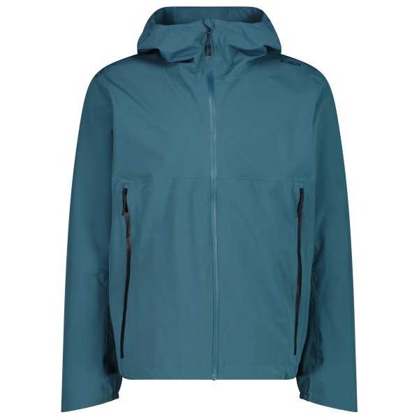 CMP - Jacket Fix Hood 2 Layer - Regenjacke Gr 54 blau/türkis von CMP