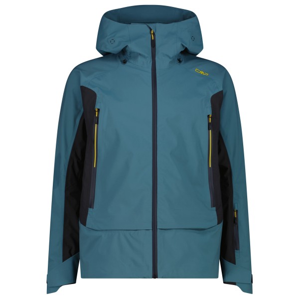 CMP - Jacket Fix Hood 3 Layer 35W2437 - Hardshelljacke Gr 56 blau von CMP