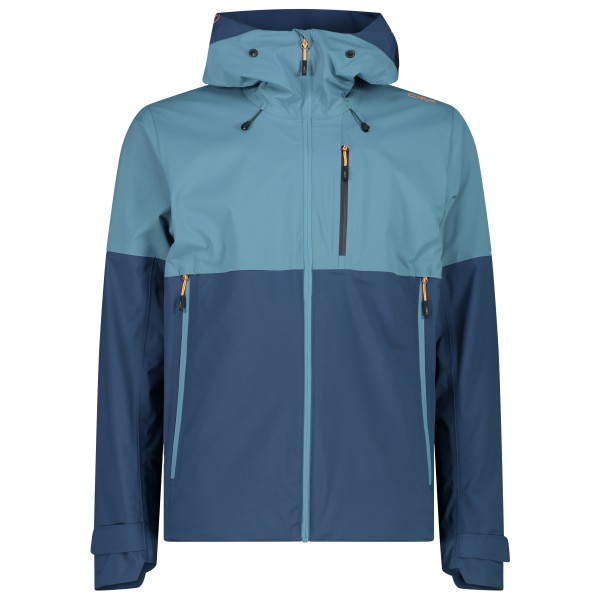 CMP - Jacket Fix Hood 3 Layer - Regenjacke Gr 48;50;52;54;56;58 blau;schwarz von CMP