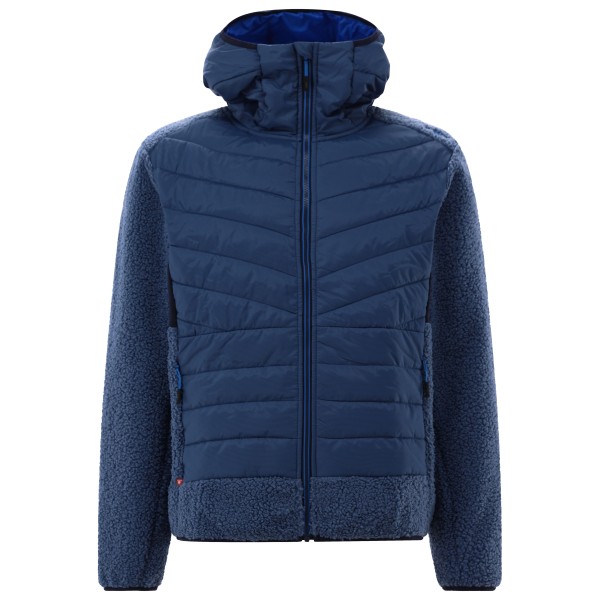 CMP - Jacket Hybrid Fix Hood - Fleecejacke Gr 58 blau von CMP