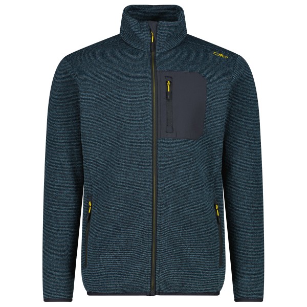 CMP - Jacket Jacquard Knitted 35H1767 - Fleecejacke Gr 56 blau von CMP