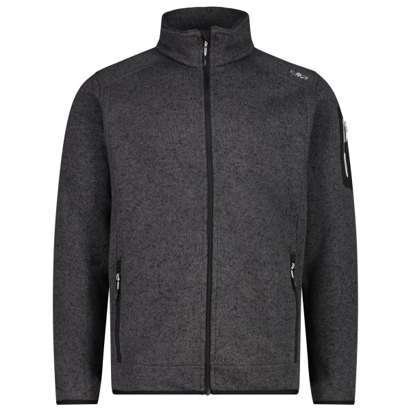 CMP - Jacket Jacquard Knitted 3H60747N - Fleecejacke Gr 50 grau von CMP