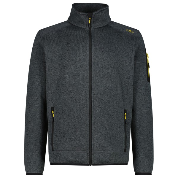 CMP - Jacket Jacquard Knitted 3H60747N - Fleecejacke Gr 52 grau von CMP