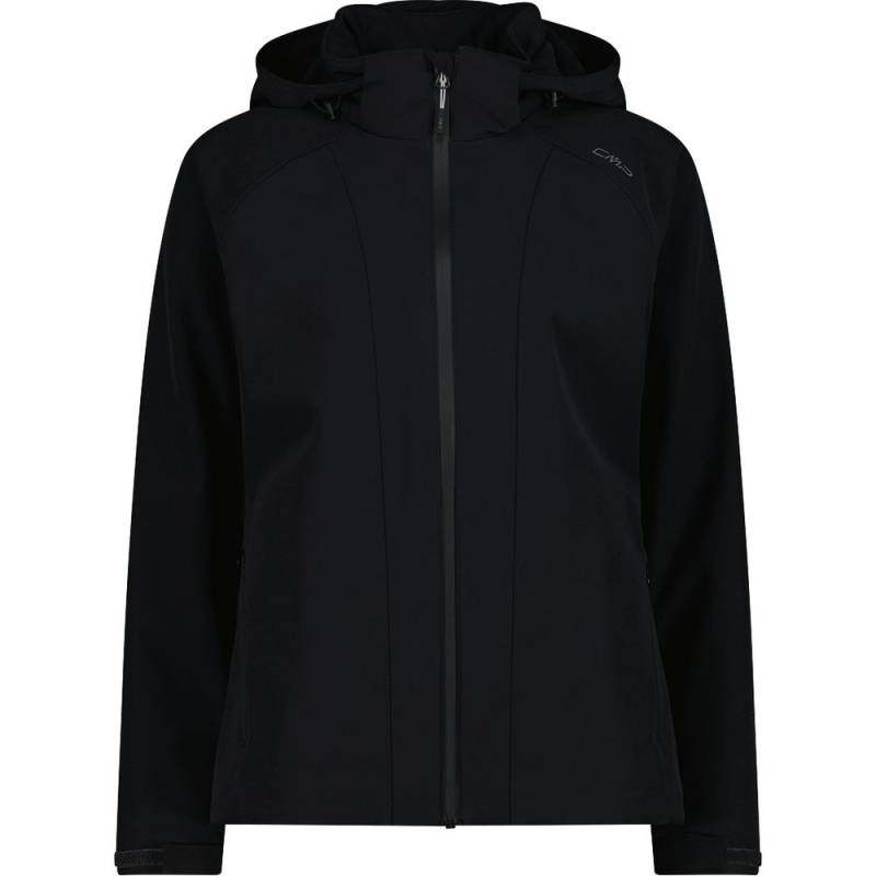 CMP Jacket Zip Hood Damen Softshelljacke antracite 40 von CMP
