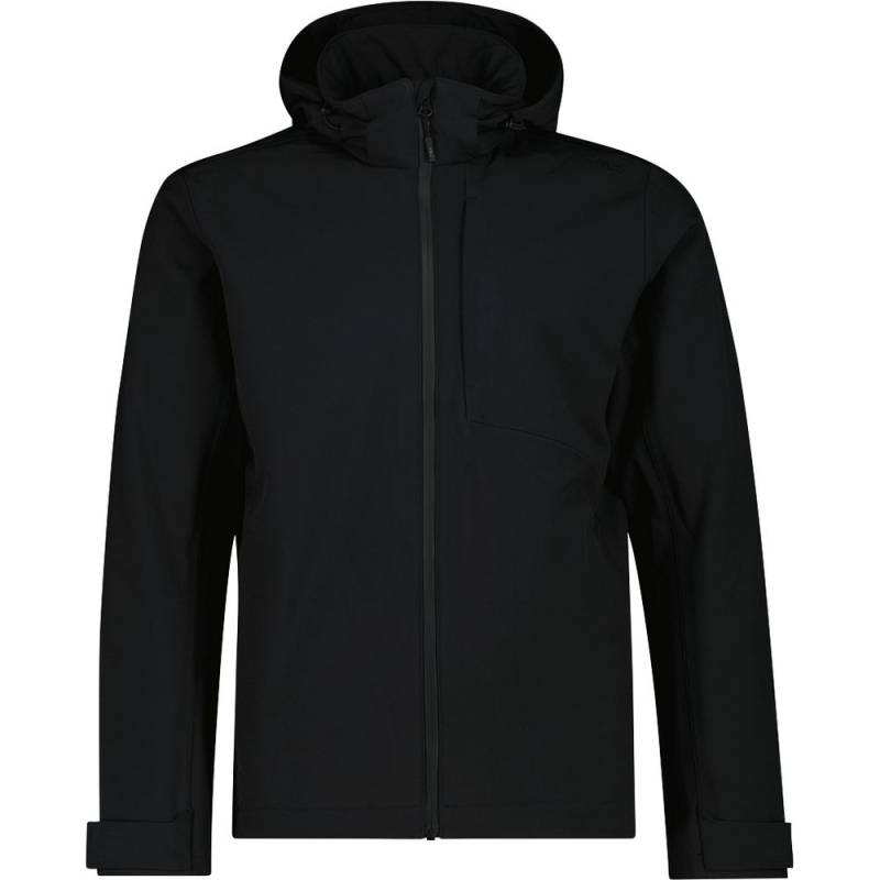 CMP Jacket Zip Hood Herren Softshelljacke nero 56 von CMP