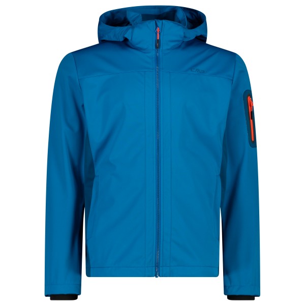 CMP - Jacket Zip Hood Light Melange - Softshelljacke Gr 52 blau von CMP