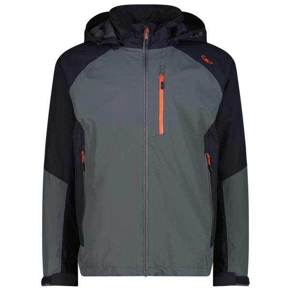 CMP - Jacket Zip Hood Ripstop - Regenjacke Gr 52 grau von CMP