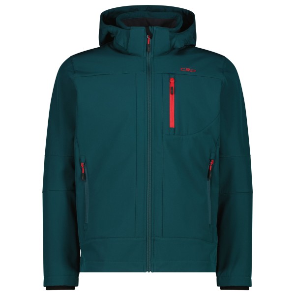 CMP - Jacket Zip Hood Softshell - Softshelljacke Gr 48 blau von CMP