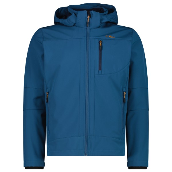CMP - Jacket Zip Hood Softshell - Softshelljacke Gr 56 blau von CMP