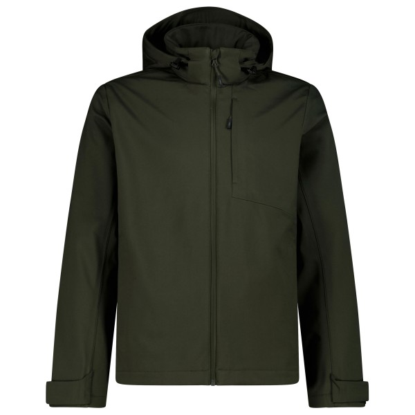 CMP - Jacket Zip Hood Stretch Softshell - Softshelljacke Gr 48 oliv von CMP
