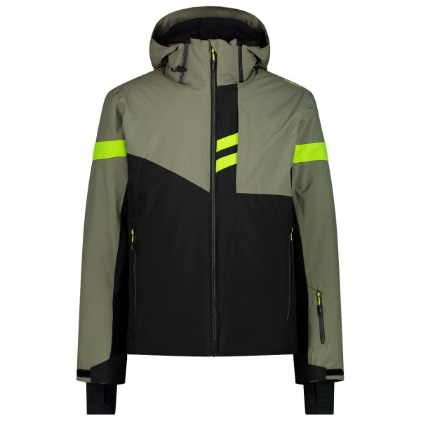CMP - Jacket Zip Hood Twill - Skijacke Gr 54 schwarz/oliv von CMP