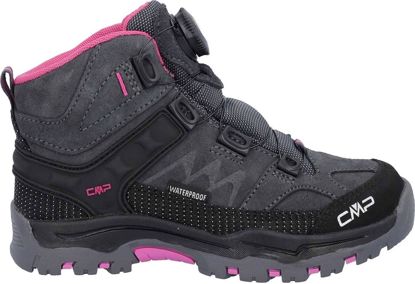 CMP KIDS KIRUNA MID FITGO TREKKING SHOES WP ANTRACITE-FESTIVAL Trekkingschuh von CMP