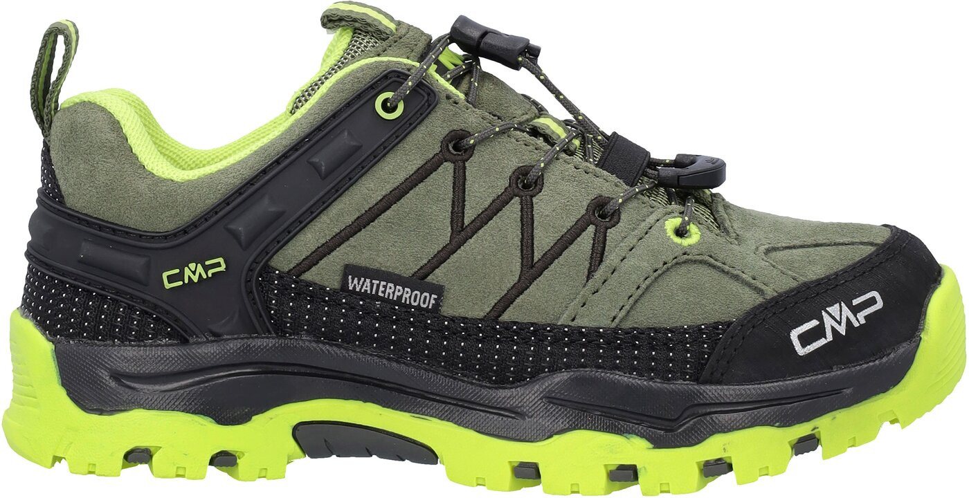 CMP KIDS RIGEL LOW TREKKING SHOES WP KAKI-ACIDO Wanderschuh von CMP