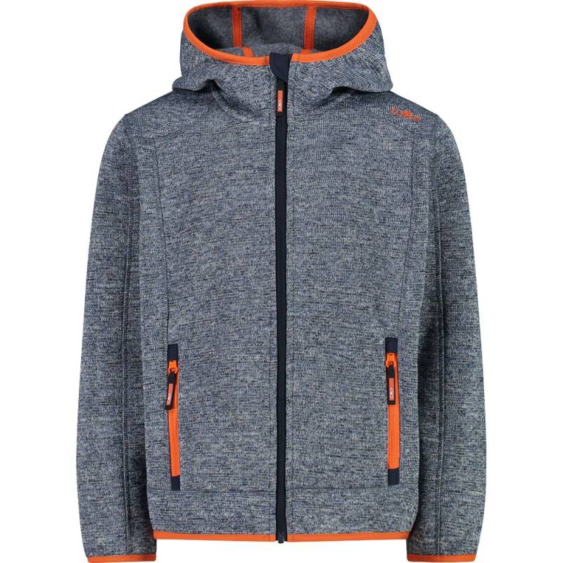CMP KInder Jacket Fix Hood blue ink-b. blue-arancio 128 von CMP
