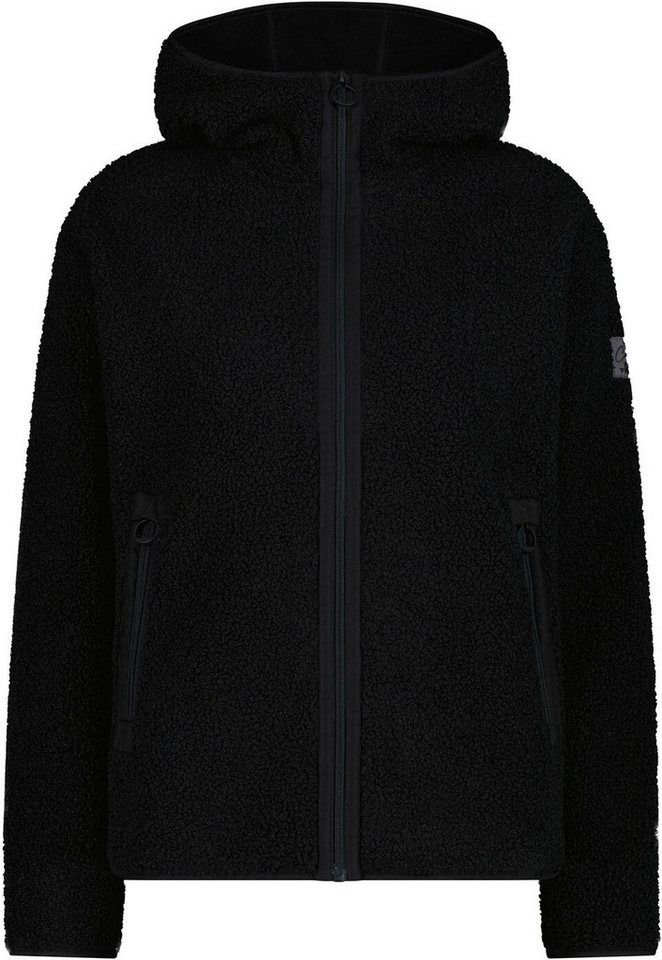 CMP Kapuzenpullover WOMAN JACKET FIX HOOD NERO von CMP
