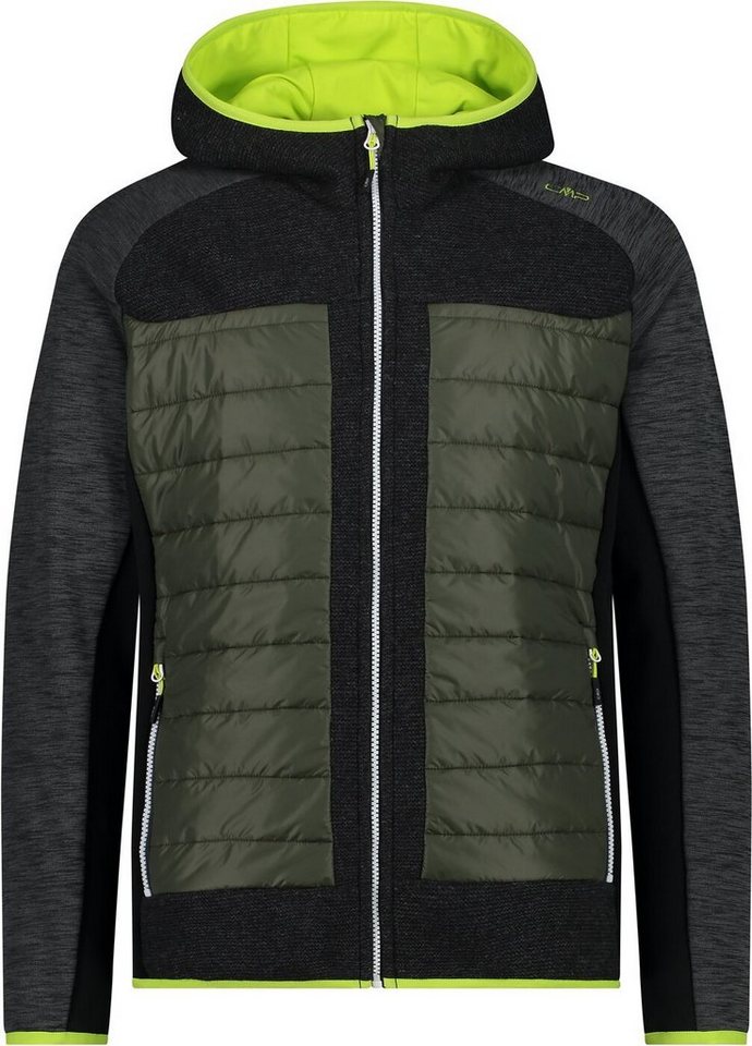 CMP Kapuzensweatjacke MAN JACKET FIX HOOD PIOMBO MEL. von CMP