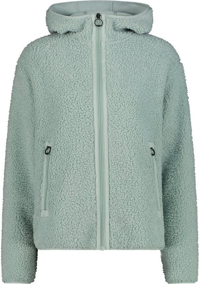 CMP Kapuzensweatshirt WOMAN JACKET FIX HOOD JADE von CMP