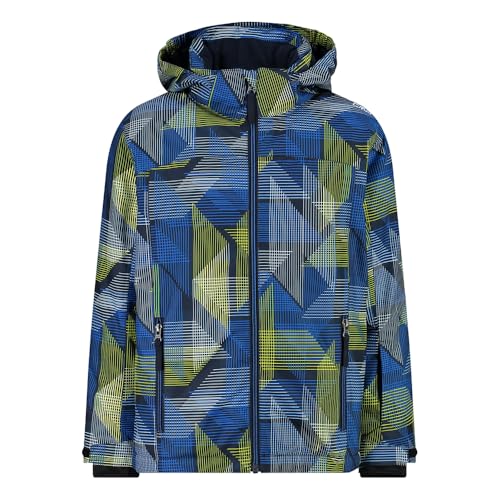 CMP Kid Jacket Snaps Hood Blue ROYAL-B.Blue-Winter Sun - 164 von CMP