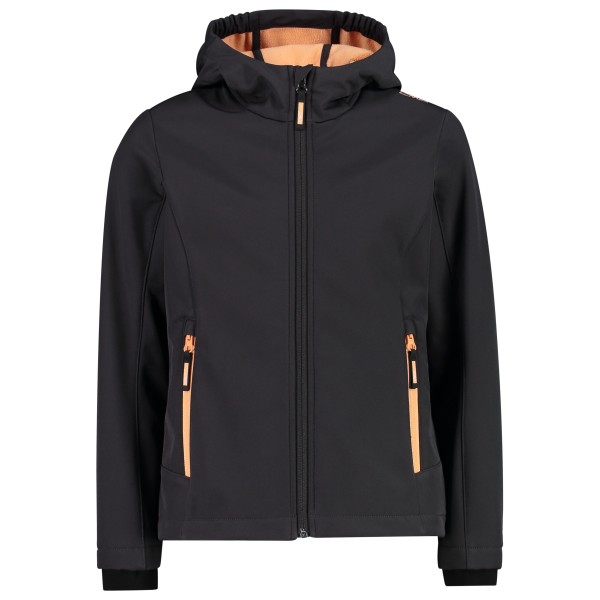 CMP - Kid's Jacket Fix Hood 3A29385 - Softshelljacke Gr 98 schwarz von CMP
