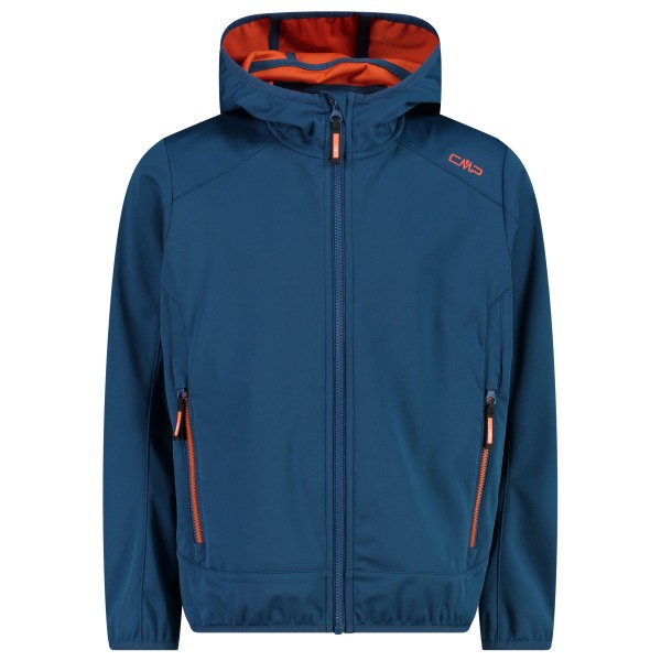 CMP - Kid's Jacket Fix Hood - Softshelljacke Gr 164 blau von CMP