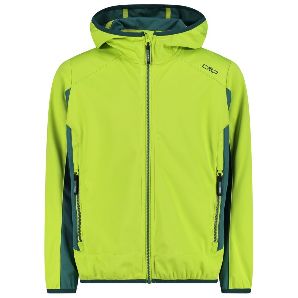 CMP - Kid's Jacket Fix Hood - Softshelljacke Gr 92 grün von CMP