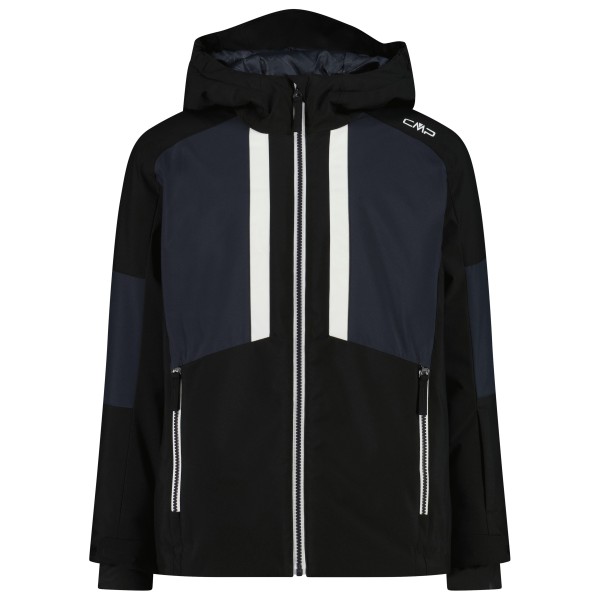 CMP - Kid's Jacket with Fix Hood - Skijacke Gr 128 schwarz von CMP
