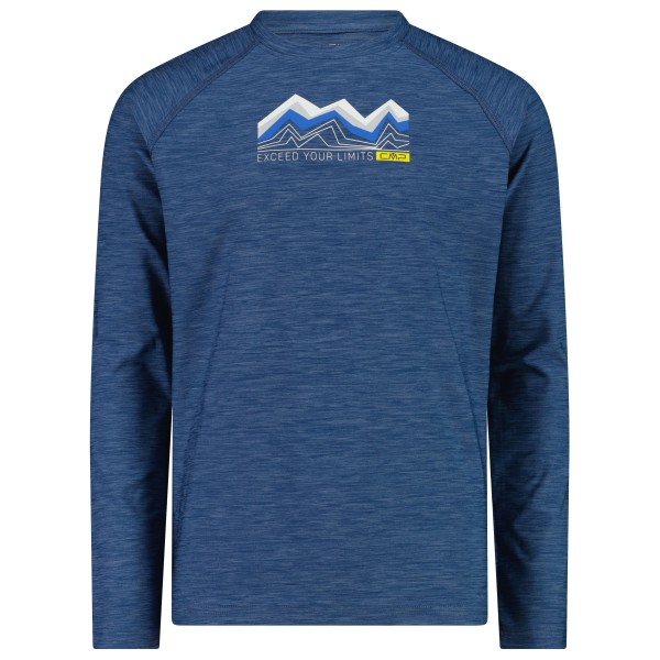 CMP - Kid's Jersey T-Shirt L/S - Longsleeve Gr 128 blau von CMP