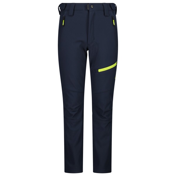 CMP - Kid's Long Softshell Pant - Softshellhose Gr 104 blau von CMP