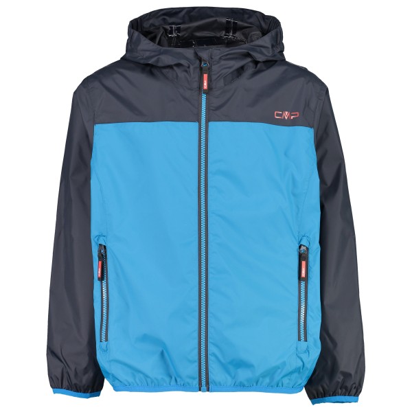 CMP - Kid's Packable Jacket Rain Fix Hood - Regenjacke Gr 164 blau von CMP