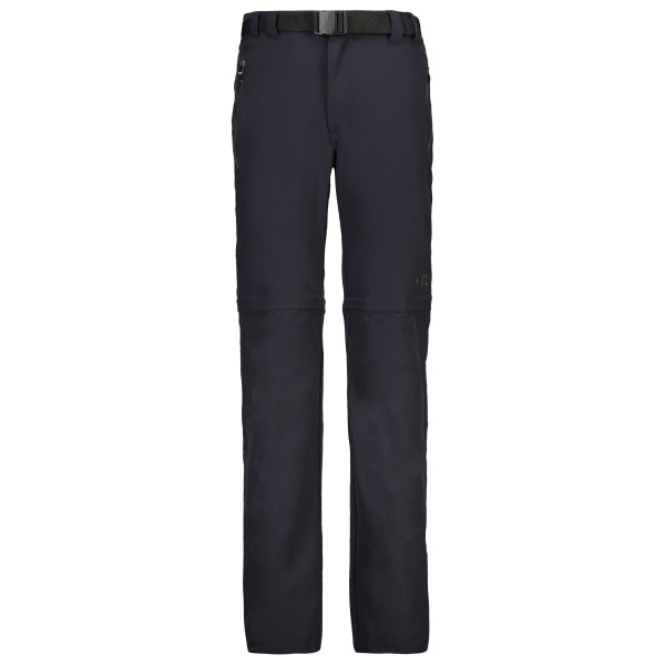 CMP - Kid's Zip Off Pant with Belt - Zip-Off-Hose Gr 92 schwarz von CMP