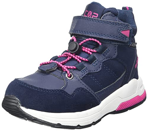 CMP Unisex Kinder Kids Hadil Leather Wp Urban Shoes Sneaker, Black Blue, 34 EU CMP Unisex Kinder Kids Hadil Leather Wp Urban Shoes Sneaker, Black Blue, 34 EU von CMP