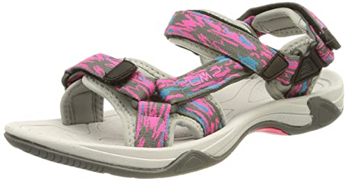 CMP Kids Hamal Hiking Sandal Sportsandale, Purple Fluo-Ghiaccio, 34 EU von CMP