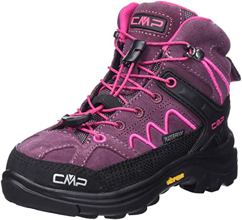 CMP Unisex Kinder Kids Moon Mid Wp Trekking Walking Shoe, Prugna Fucsia, 41 EU von CMP