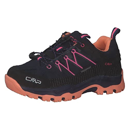 CMP Rigel Low Shoe Wp Trekking-Schuhe, Blau-Orange-Pink (B.Blue-Sunrise), 38 EU von CMP