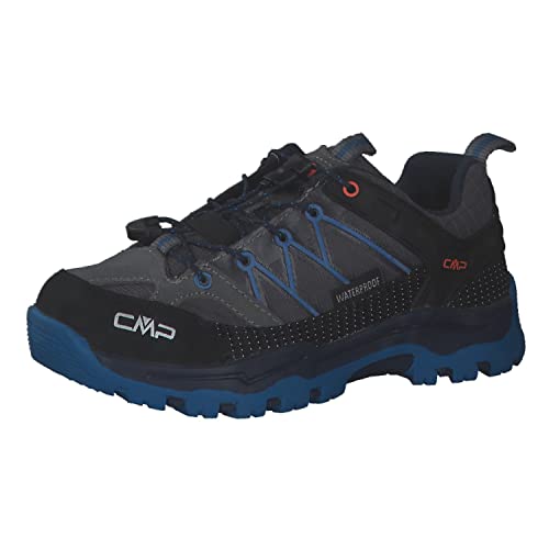 CMP Kids Rigel Low Shoe Wp Trekking-& Wanderhalbschuhe, Graffite-Oltremare, 34 EU von CMP