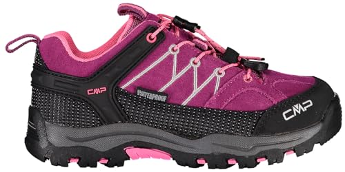 CMP Kids Rigel Low Shoes WP Trekking-Schuhe, Berry-PINK Fluo, 39 EU von CMP