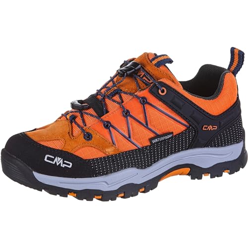 CMP Kids Rigel Low Trekking Shoes Wp Unisex Kinder Trekking-Schuhe, Flame Blue, 34 EU von CMP