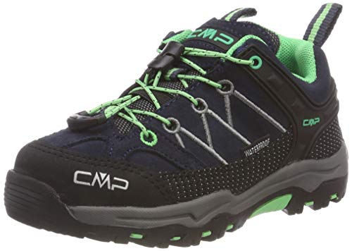 CMP Rigel Low, Unisex-Kinder Trekking- & Wanderhalbschuhe, Grau (Asphalt-Ice Mint 64BN), 29 EU (10 UK) von CMP