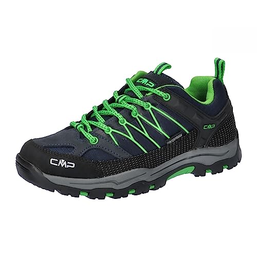 CMP Kids Rigel Low Shoe Wp Trekking-& Wanderstiefel, Blau (B.Blue-Gecko 51AK), 38 EU von CMP