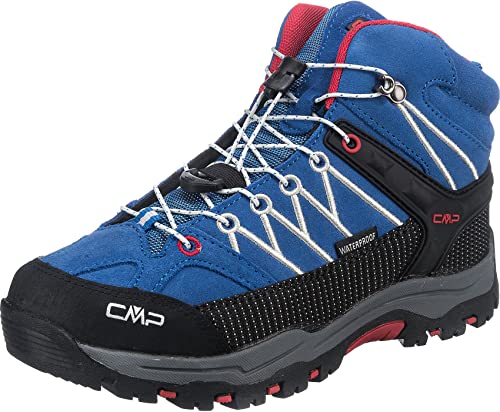 CMP Kids Rigel Mid Shoe Wp Trekking-& Wanderschuhe, Cobalto Stone Fire, 37 EU von CMP