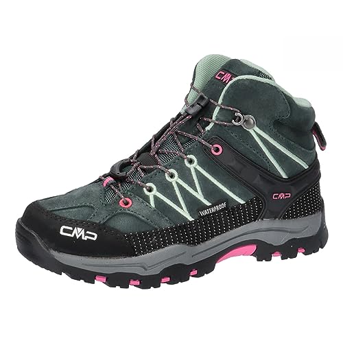 CMP Unisex Kinder Kids Rigel Mid Trekking Shoes Wp Wanderschuhe, Lake Gloss, 32 EU von CMP